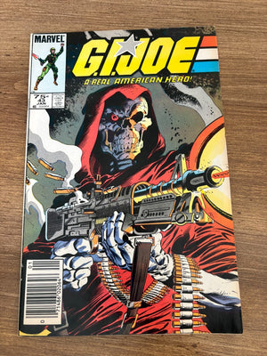 G.I. Joe # 43 VF Marvel Comic Book Snake Eyes Duke Cobra Commander 8 J471