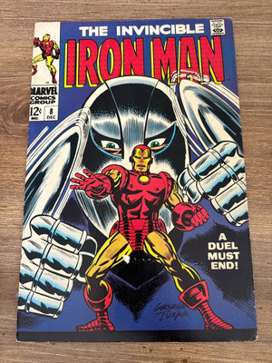 Invincible Iron Man # 8 FN Marvel Comic Book Silver Age Series 1968 13 J483