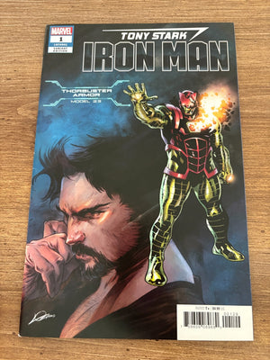 Tony Stark Iron Man # 1 NM 1st Print Variant Cover Marvel Comic Book 12 J478