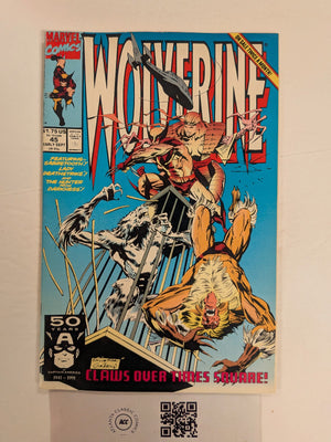 Wolverine #45 NM Marvel Comic Books X-Men Sabretooth 16 HH129