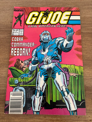 G.I. Joe # 58 VF Marvel Comic Book Snake Eyes Duke Cobra Destro 15 J481