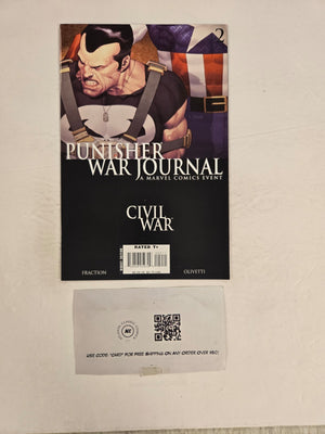 Punisher War Journal #2 2007 Civil War Marvel VF-NM Comic Book 18 ET32