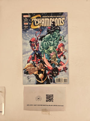 Champions #20 NM Marvel Comic Books Nova MS. Marvel Brute Viv 25 HH133
