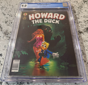 Howard The Duck Magazine # 7 CGC Graded 9.0 Marvel Comic Book Man-Thing JH6