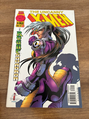 Uncanny X-Men # 342 NM- Marvel Comic Book Variant Cover Rogue Wolverine 13 J456