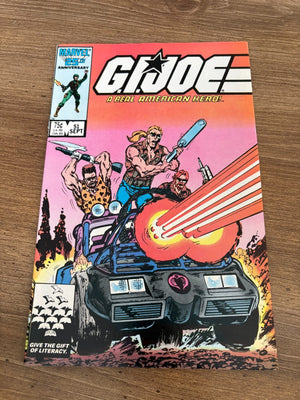 G.I. Joe # 51 VF/NM Marvel Comic Book Snake Eyes Duke Cobra Commander 8 J471