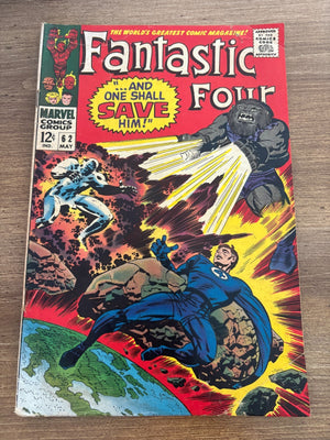 Fantastic Four # 62 VG-FN Marvel Comic Book Dr. Doom Thing Human Torch 11 J477