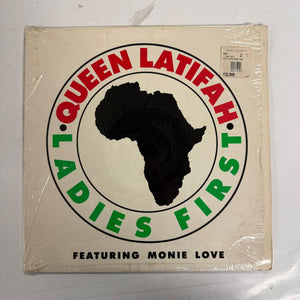 Queen Latifah Ladies First LP Vinyl Record Tommy Boy 2 ER4