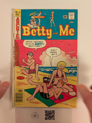 Betty and Me #78 FN Archie Comic Books Jughead Veronica 27 HH129