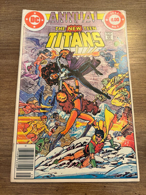 New Teen Titans Annual # 1 VF DC Comic Book Raven Robin Cyborg Beast Boy 9 J462