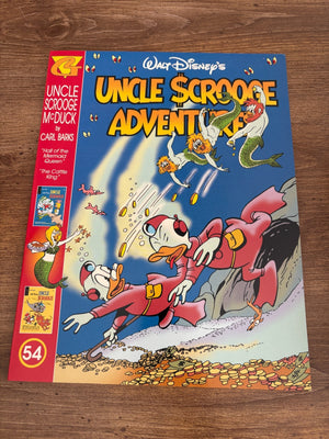 Walt Disney's Uncle Scrooge Adventures 54 Gladstone Comic Book Carl Barks 8 J474