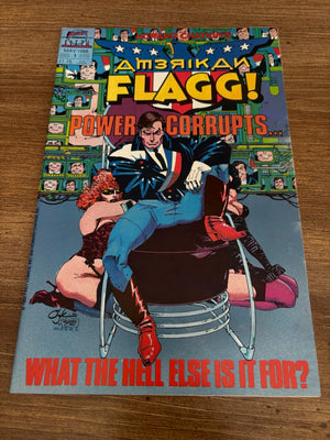 Amerikan Flagg! # 1 NM 1988 First Publishing Comic Book Chaykin 3 J462