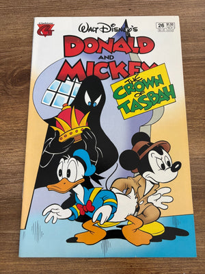 Lot Of 4 Donald & Mickey Walt Disney Gladstone Comic Books # 26 27 28 29 7 J476