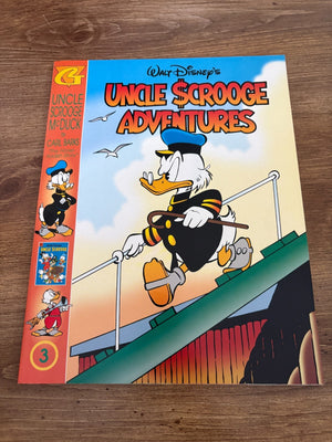 Walt Disney's Uncle Scrooge Adventures #3 Gladstone Comic Book Carl Barks 4 J474