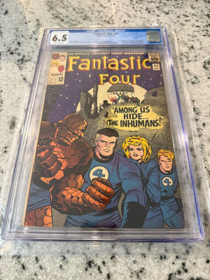 Fantastic Four #45 CGC Graded 6.5 Marvel Comic Book 1st Inhumans Appearance JH43
