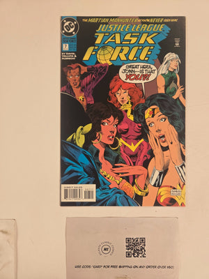 Justice League Task Force #7 NM DC Comic Books Martian Manhunter 11 HH128
