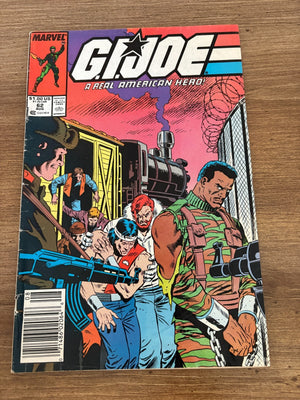 G.I. Joe # 62 FN Marvel Comic Book Snake Eyes Duke Cobra Destro 15 J481