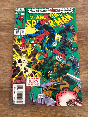 Lot Of 4 Amazing Spider-Man Marvel Comic Books # 383 384 385 386 VF-NM 15 J467