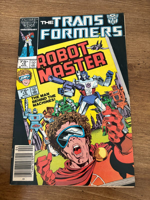 Transformers # 15 FN/VF Marvel Comic Book Mini Series 1st Issue Optimus 21 J481