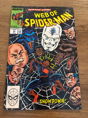 Lot Of 5 Web Of Spider-Man Marvel Comic Books # 55 56 57 58 59 VF-NM 20 J466