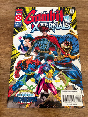 Lot Of 4 Gambit & The X-Ternals Marvel Comic Books # 1 2 3 4 VF-NM X-Men 17 J465