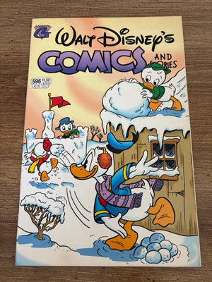 Lot Of 5 Walt Disney's Comics & Stories # 596 597 598 599 600 Gladstone 5 J476