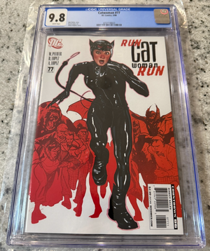 Catwoman # 77 CGC Graded 9.8 DC Comic Book 1st Print Adam Hughes JH38