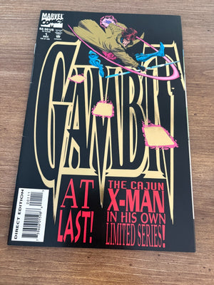 Lot Of 4 Gambit Marvel Comic Books # 1 2 3 4 VF-NM X-Men Wolverine 22 J458
