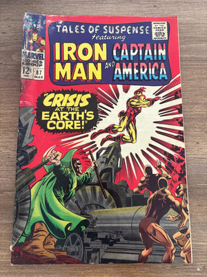 Tales Of Suspense # 87 GD Marvel Comic Book Iron Man Captain America 12 J477