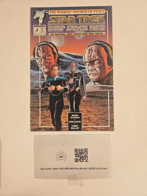Star Trek Deep Space Nine #2 NM Malibu Comic Books Sisco 3 HH129