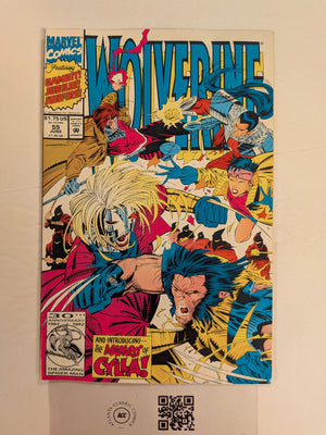 Wolverine #55 NM Marvel Comic Books X-Men Sabretooth 16 HH129