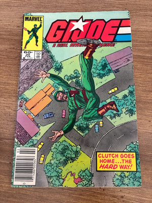 G.I. Joe # 20 FN Marvel Comic Book Snake Eyes Duke Cobra Commander 6 J471