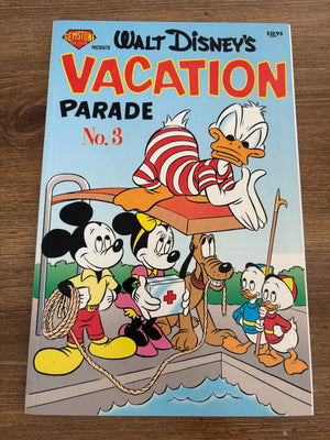 Walt Disney's Vacation Parade # 3 NM Gemstone Comic Book Donald Mickey 9 J476