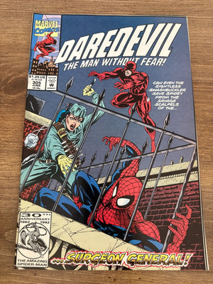 Lot Of 4 Daredevil Marvel Comic Books # 305 306 307 308 VF-NM 3 J467