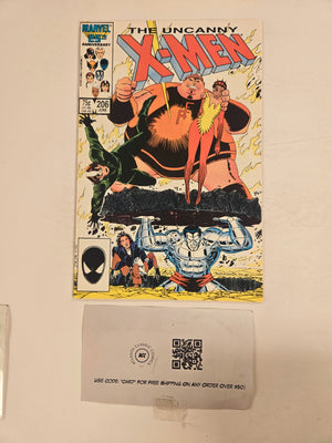 Uncanny X-Men #208 VF Marvel Comic Books Wolverine Rogue Gambit 17 HH135
