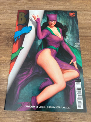 Catwoman # 12 NM 1st Print Artgerm Batman Variant Cover DC Comic Book 7 J484