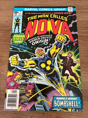 Man Called Nova #1 VF Marvel Comic Book Newsstand Variant 1st Appearance 10 J483