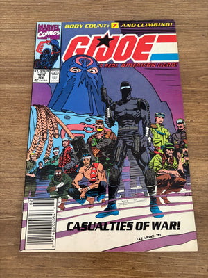 G.I. Joe # 109 VF/NM Marvel Comic Book Snake Eyes Duke Cobra Destro 18 J481