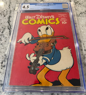 Walt Disney's Comics & Stories # 71 CGC Graded 4.5 Dell Comic Book 1946 JH43