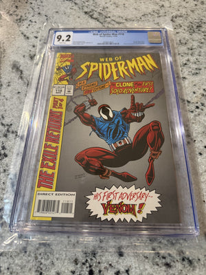 Web Of Spider-Man # 118 CGC Graded 9.2 Marvel Comic Book 1994 Clone JH47