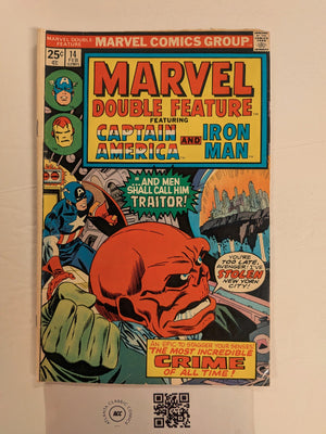 Marvel Double Feature #14 VG Marvel Comic Books Captain America 24 HH127