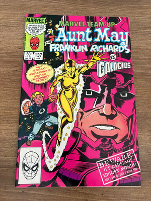 Marvel Team-Up # 137 NM Comic Book Aunt May Galactus Franklin Richards 20 J464