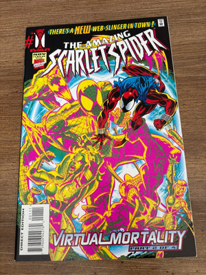 Amazing Scarlet Spider #1 1995 VF-NM Comic Book 13 EC1