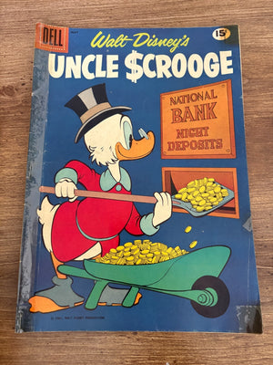 Uncle Scrooge # 33 Dell Silver Age Comic Book Walt Disney Donal Duck 8 J463