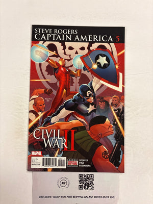 Steve Rogers Captain America #5 Marvel VF-NM Comic Book 36 ET28