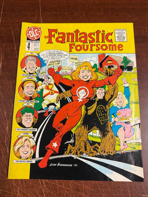 The Fantastic Foursome DLC # 4 Comic Book Magazine Hilary Clinton 1992 2 J251