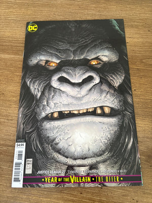 Justice League # 27 NM 1st Print Variant Cover DC Comic Book Grodd 16 J480