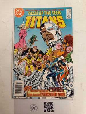 Tales of the Teen Titans #58 NM DC Comic Books Cyborg Fearsome Five 29 HH118