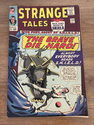 Strange Tales # 139 VG Marvel Comic Book Nick Fury Doctor Strange 15 J477