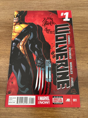 Wolverine #1 (2014) SIGNED Ryan Stegman NM Comic Book 4 J482